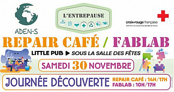 Journée découverte FAB LAB et Repair Café le 30 novembre @Verdun-sur-Garonne